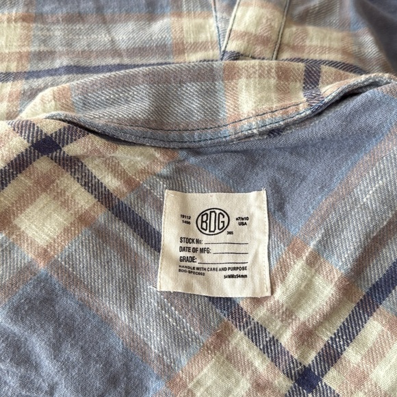 Urban Outfitters Flannel Shirt One Way Or Another BDG - Picture 10 of 11